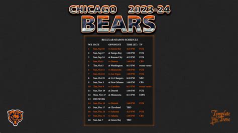 chicago bears schedule leak|Chicago Bears 2024 schedule leaks: Tracking the latest news。